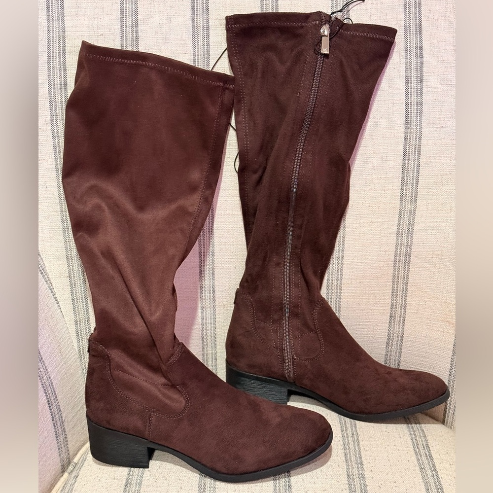 Kenneth Cole Brown Knee-High Boots - Picture 3 of 8